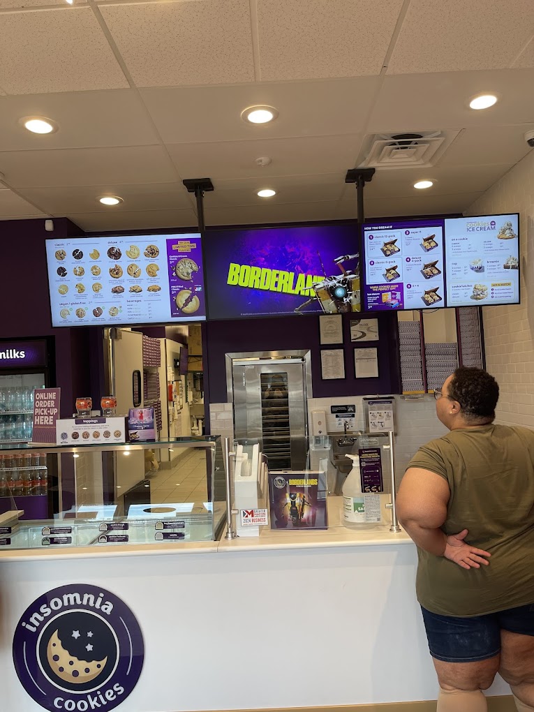 Insomnia Cookies interior view, Macon, GA