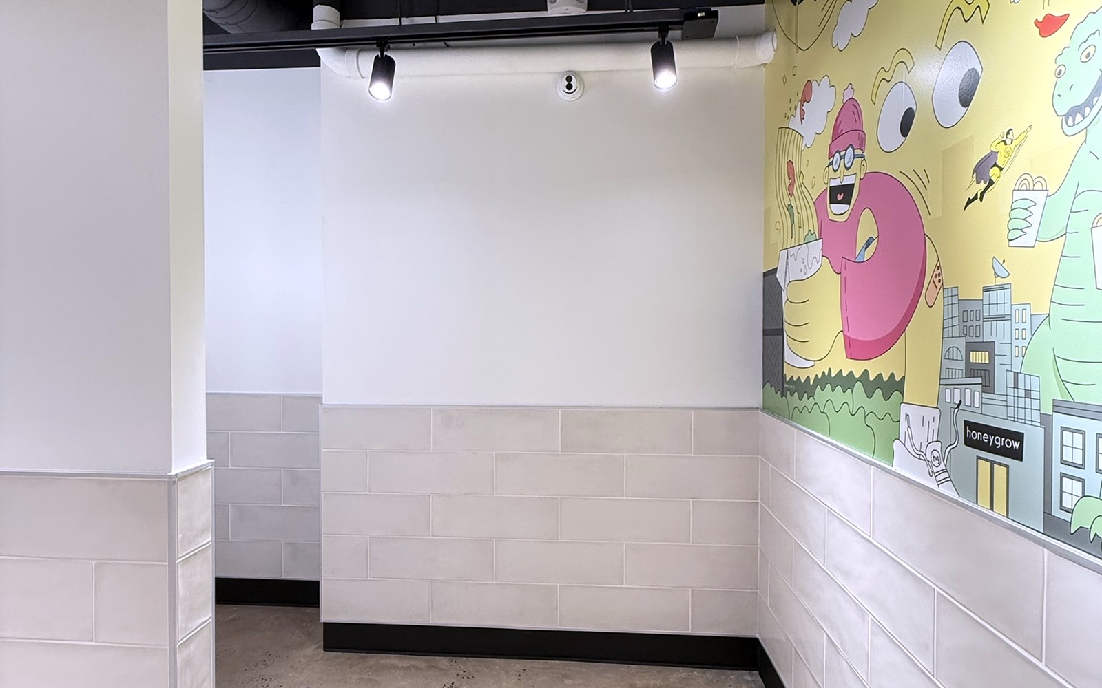 Honeygrow restaurant interior, State College, PA