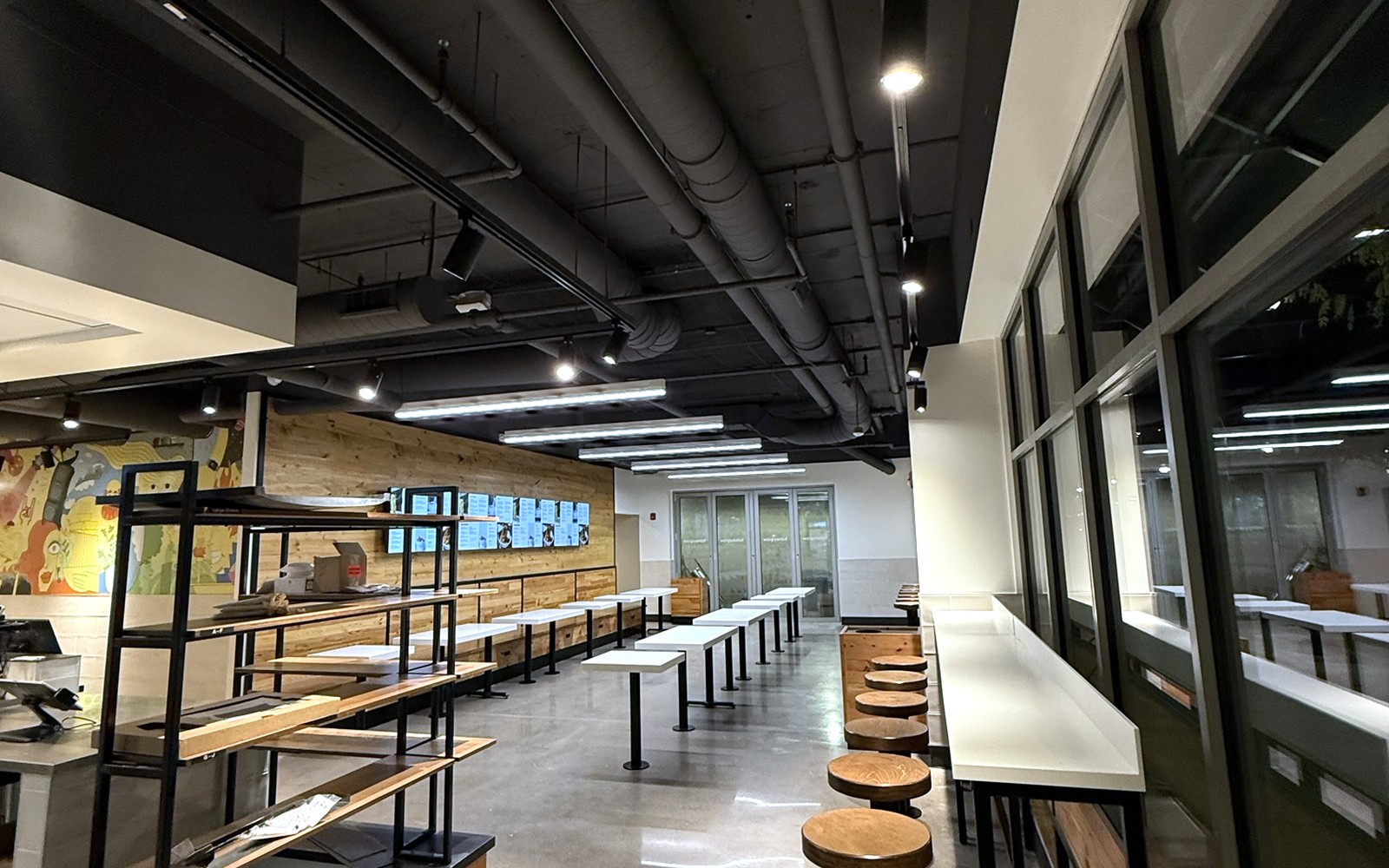 Honeygrow interior detail, State College, PA