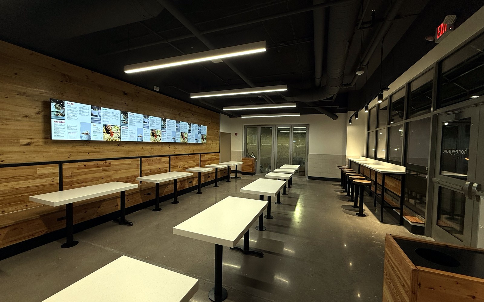 Honeygrow kitchen area, State College, PA